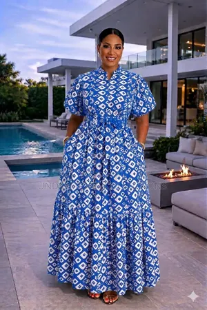 Chain Printed Maxi Dresses