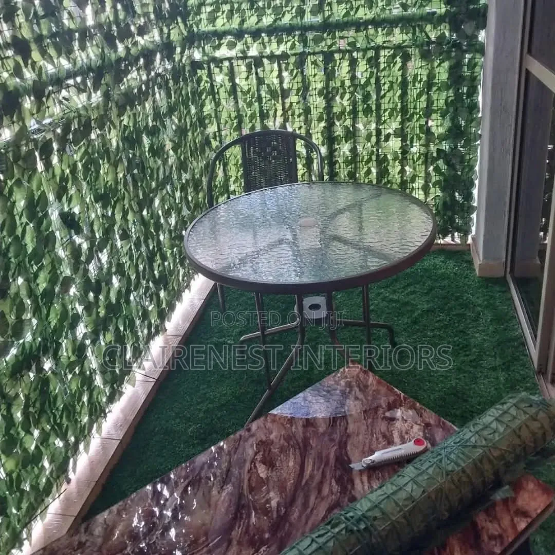 Outdoor Beauty Made Simple Green Artificial Privacy Fence