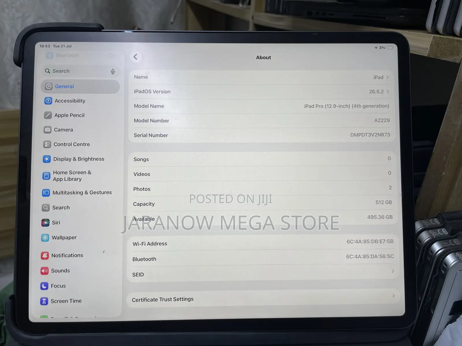 Apple iPad Pro 512 GB Black