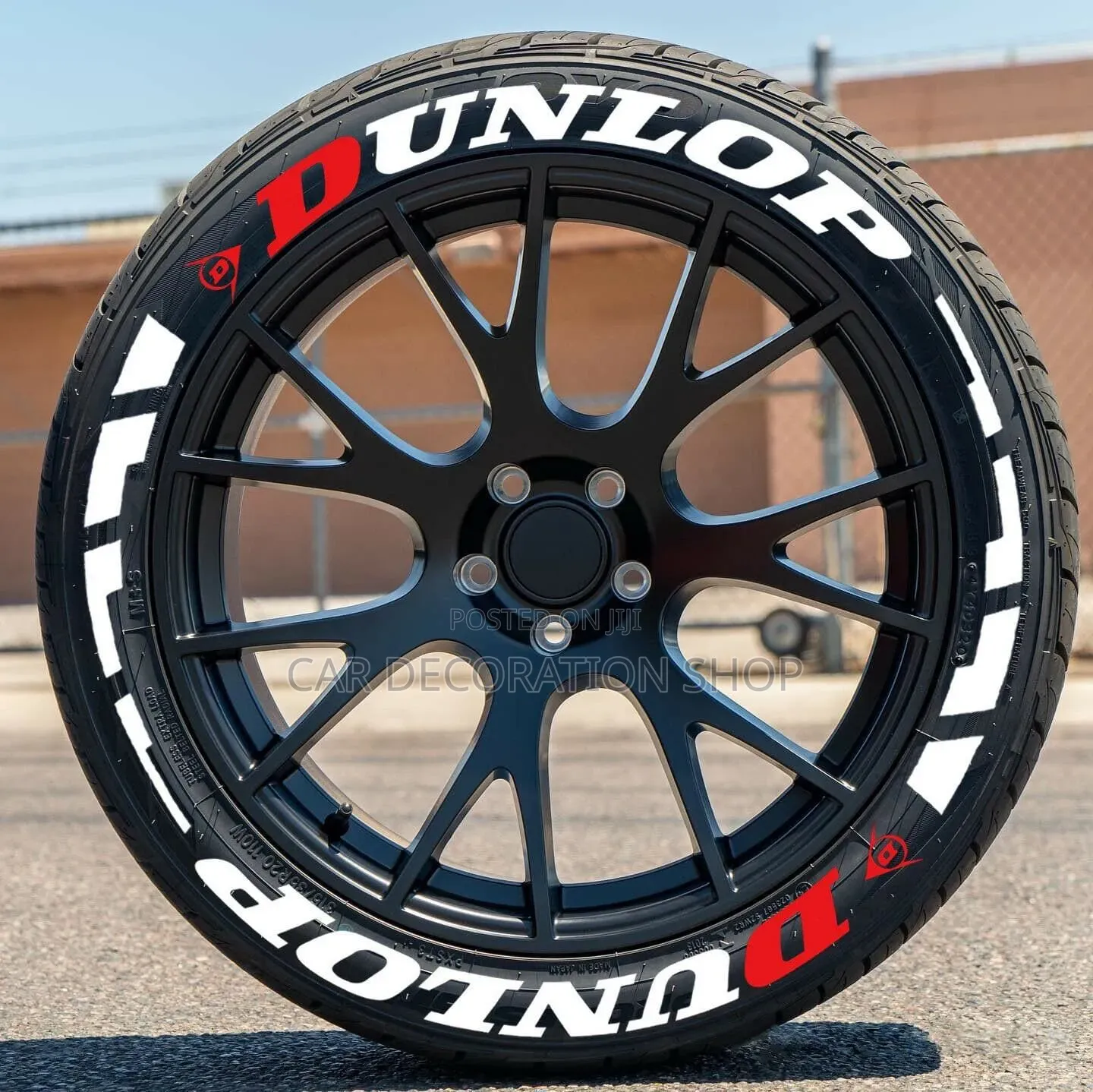 Dunlop Rubber Permanent Stickers