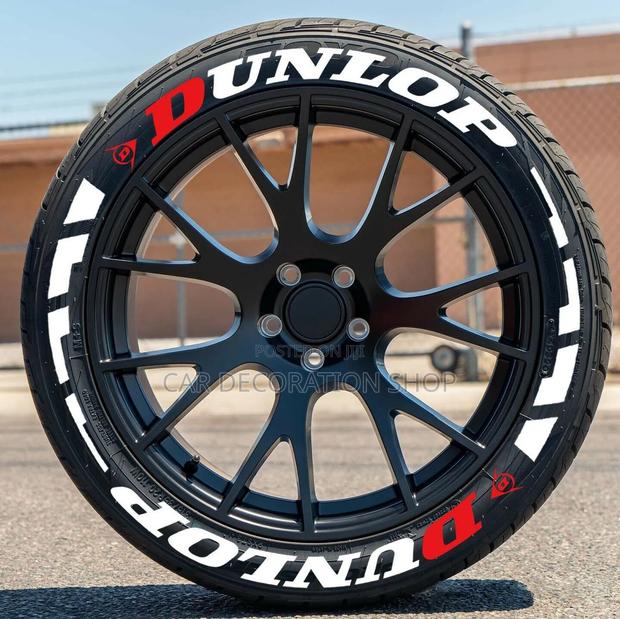 Dunlop Rubber Permanent Stickers - main view