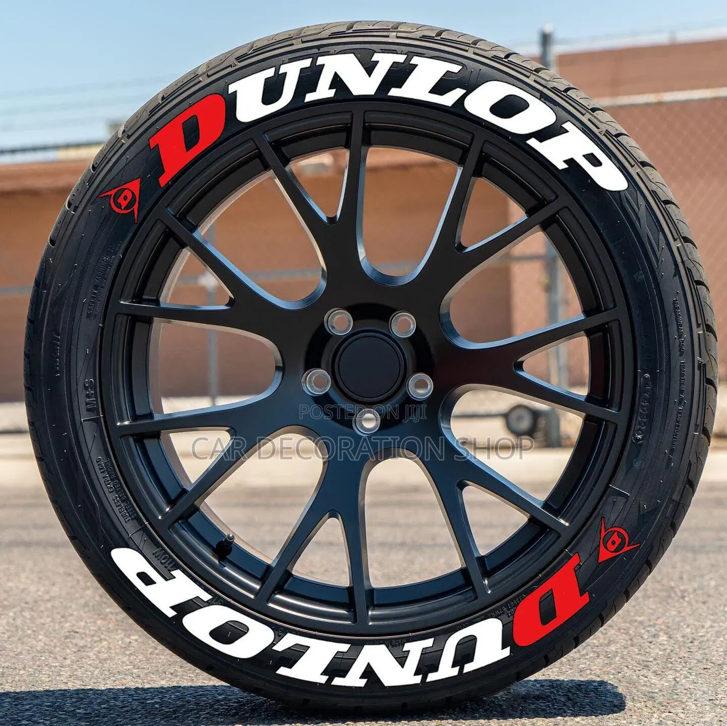 Dunlop Rubber Permanent Stickers