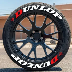 Dunlop Rubber Permanent Stickers