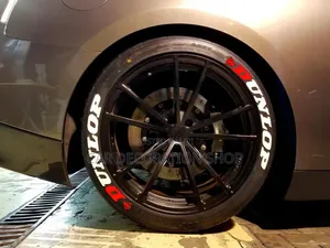 High Performance Look Dunlop Direct Glued Tire Stickers
