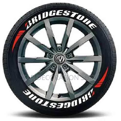 Bridgestone 3D Permanent Rubber Tire Stickers Set - thumbnail 2