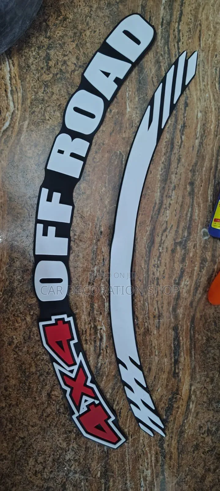 Off-Road Universal Curvature Fitting Tire Letter Stickers