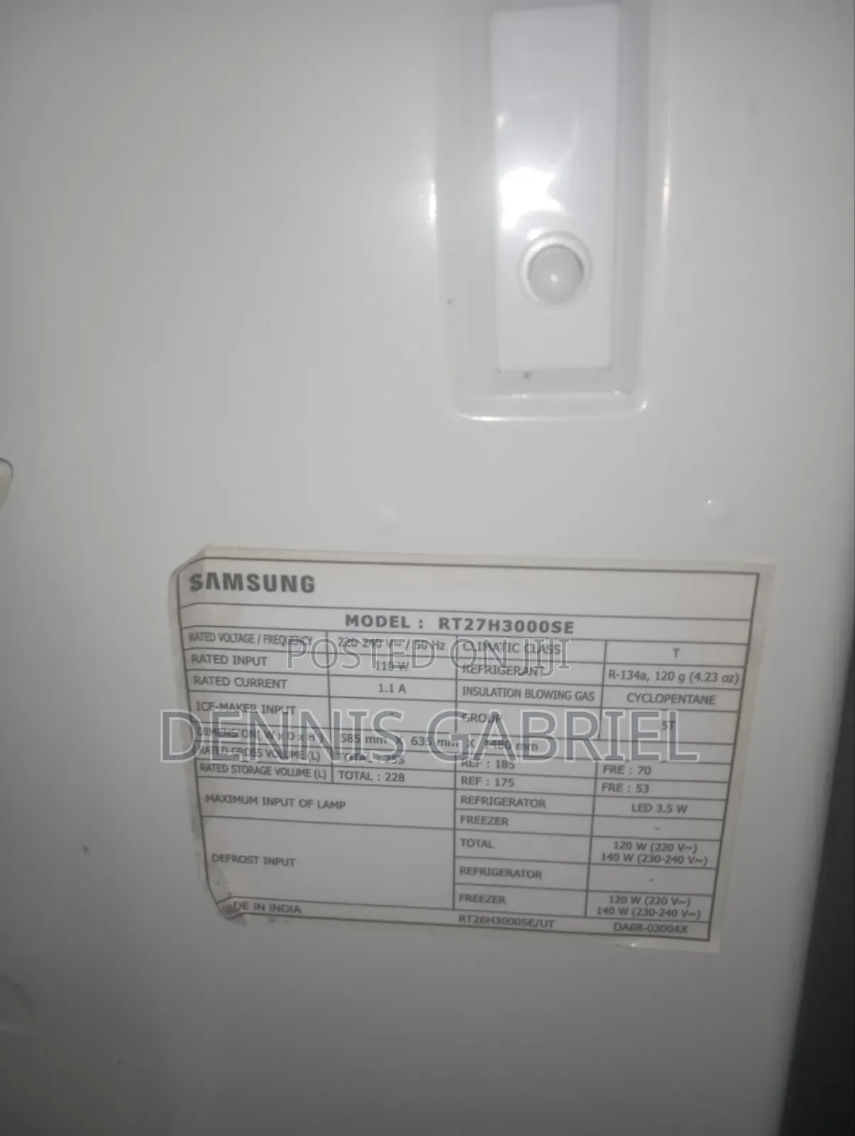 Double Door Fridge