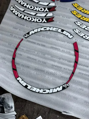 3D Michelin Tire Lettering Stickers Designed for Cars or Motorcycle
