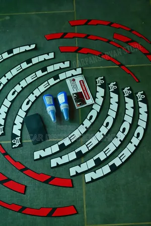 3D Michelin Tire Lettering Stickers Designed for Cars or Motorcycle