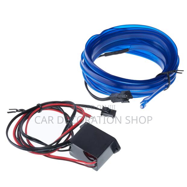 5mtrs Blue EL Wire Car Interior Led Strip Light - thumbnail 2