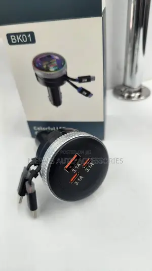 Colorful LED Car Fast Charger