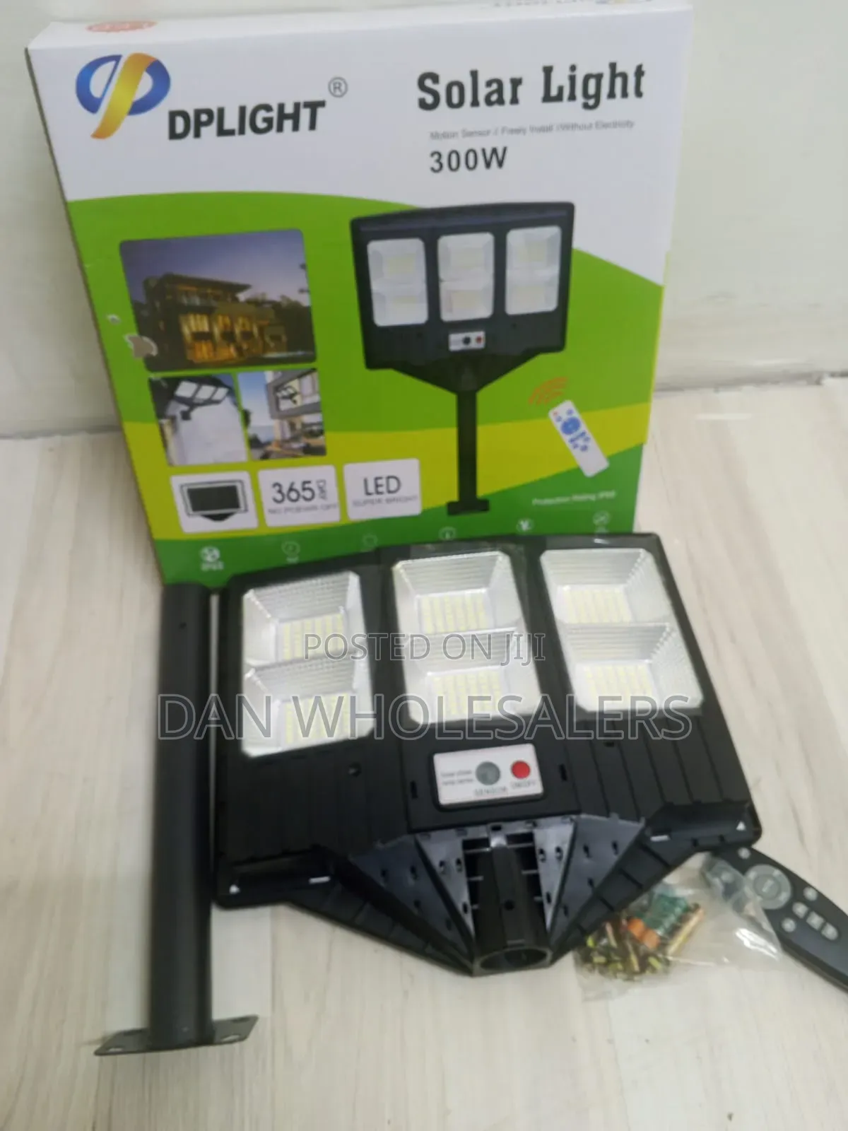 DPLIGHT 300W Solar Wall Light for Home and Farm