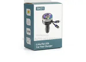 Colorful LED Car Fast Charger