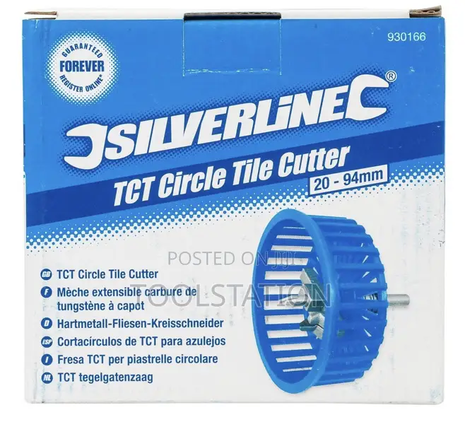 Tile Cutter TCT Circle 20-94mm (930166) Silverline High Quality