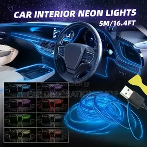 Car Interior 5mtr Blue Accent Wire Led Strip Light