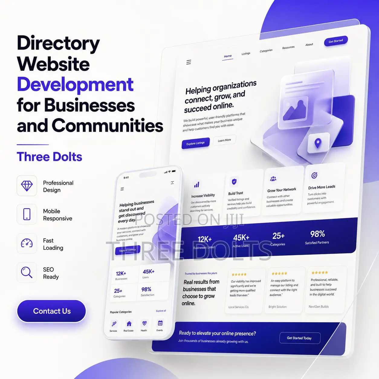 Directory Website Development for Businesses and Communities