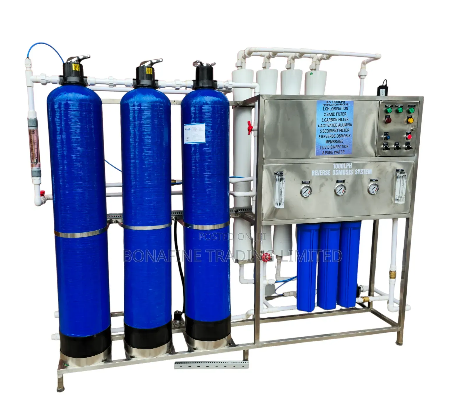 RO Water Purification Machine for Businesses - 1000lph