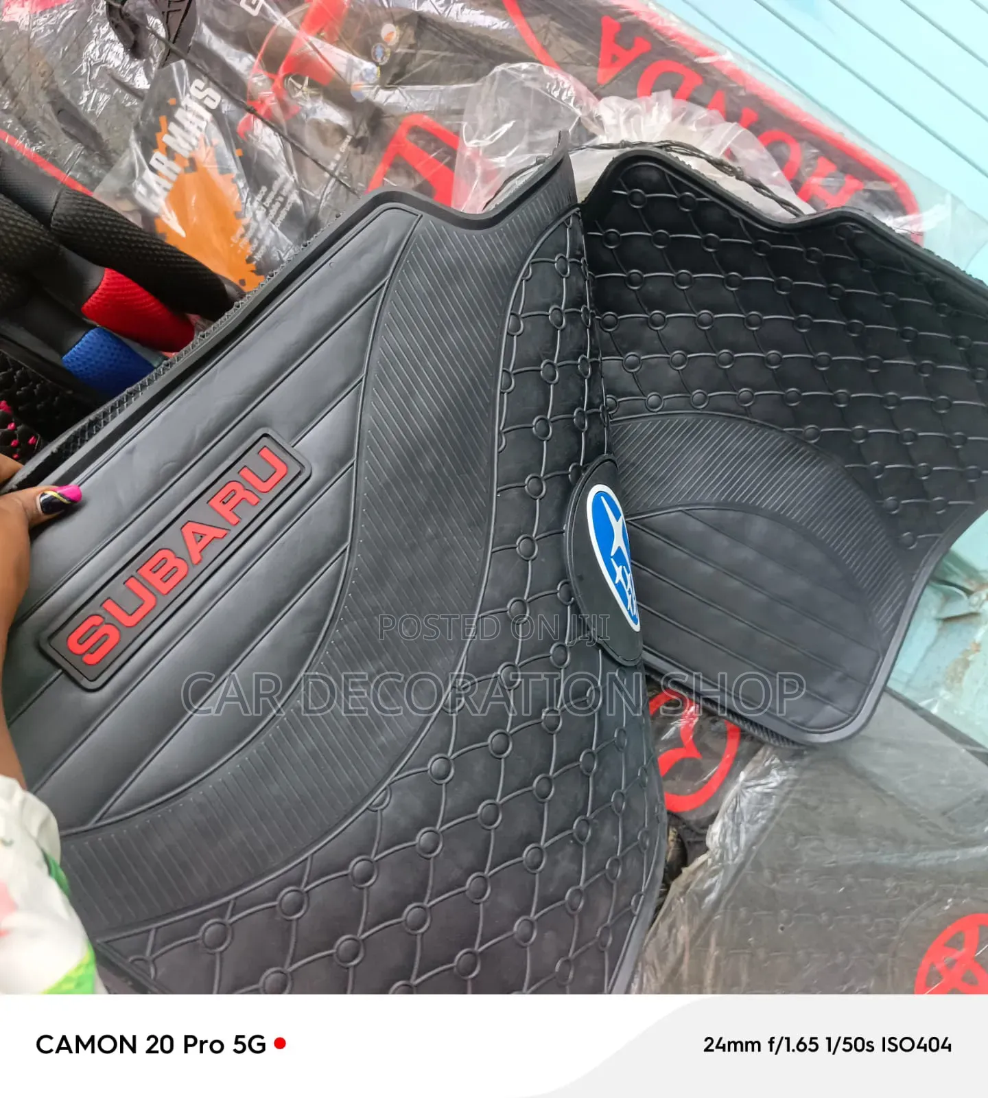 Diamond Quilted Design Subaru Mats With Raised Ridges 2 Trap Mud,water