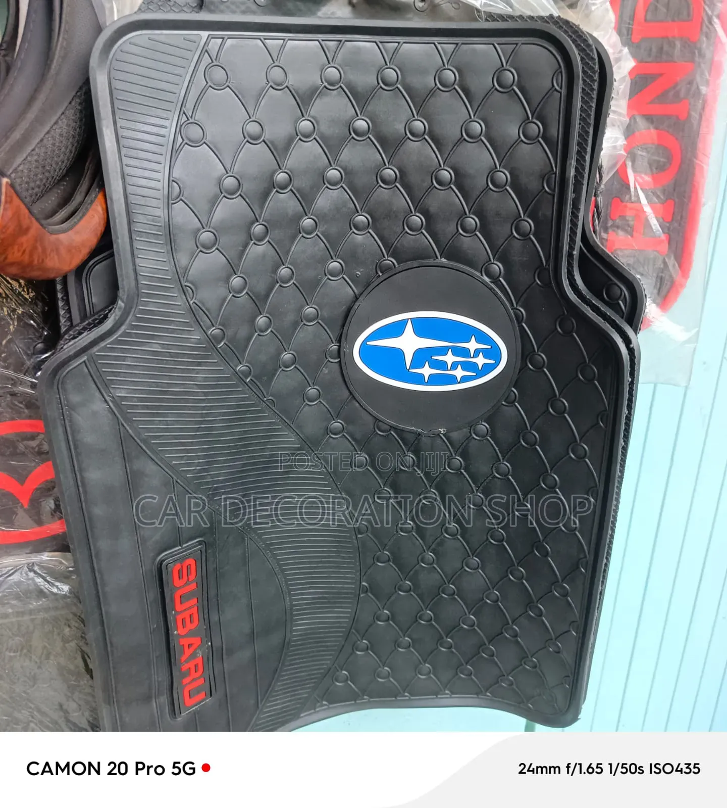 Diamond Quilted Design Subaru Mats With Raised Ridges 2 Trap Mud,water