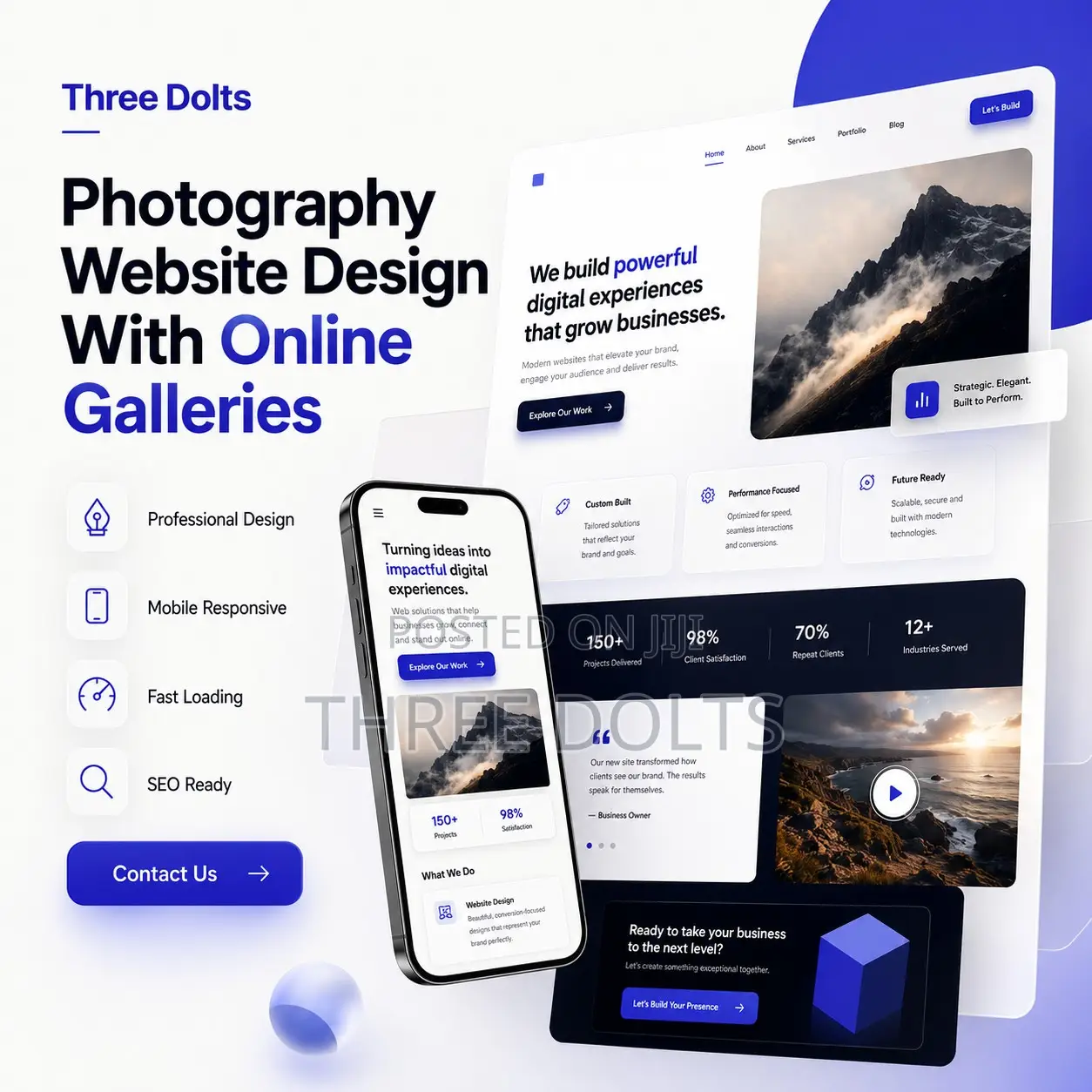 Photography Website Design With Online Galleries