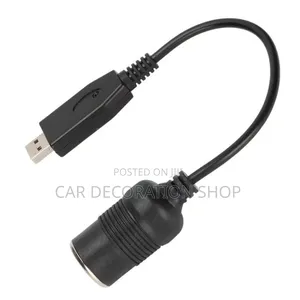 USB 12v Cigarette Lighter Socket Converter