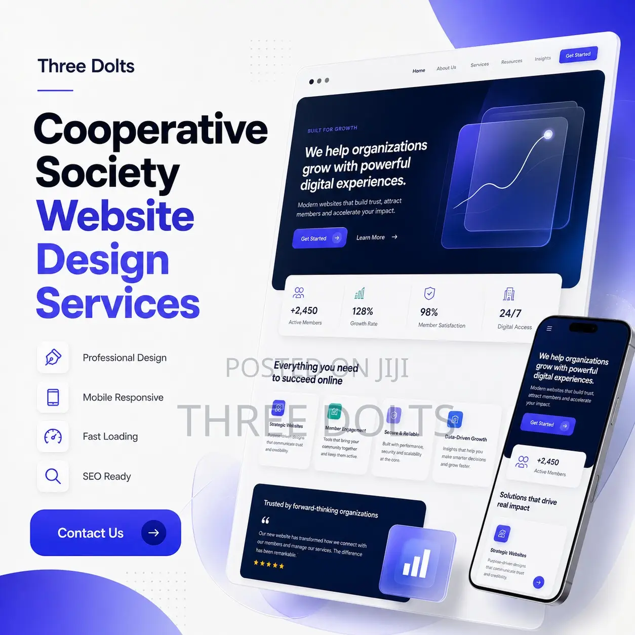 Cooperative Society Website Design Services