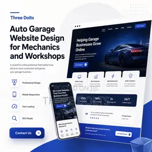 Auto Garage Website Design for Mechanics and Workshops