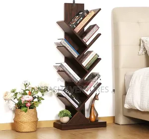 ​Modern Wooden Tree Bookshelf Organiser