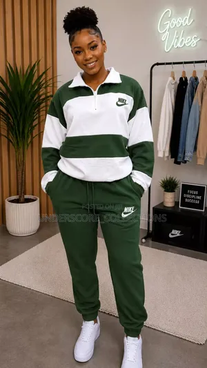 Striped Two Piece Polo Set