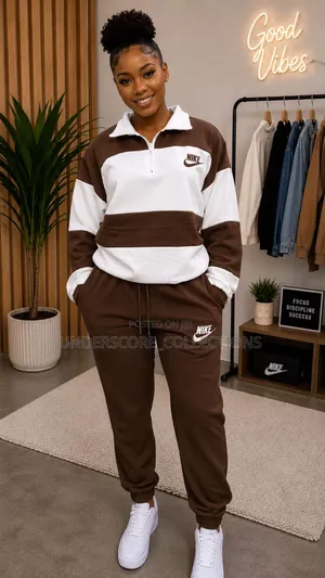 Striped Two Piece Polo Set