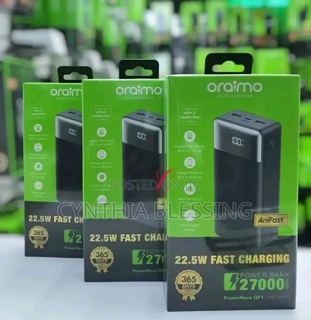 Oraimo Fast Charging Power Bank 27000 Mah - thumbnail 2