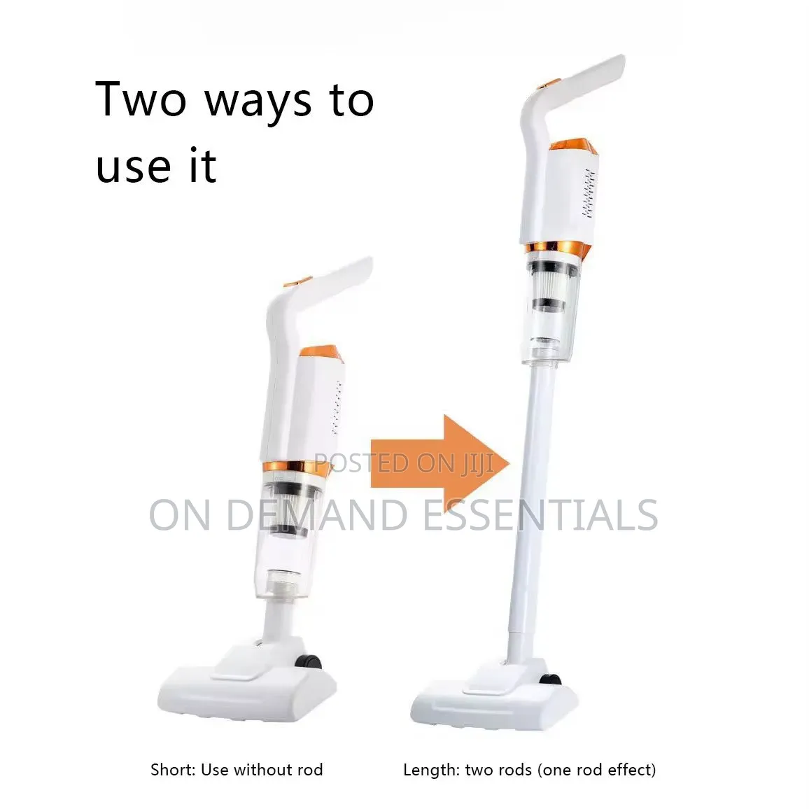 *120W Wireless Rechargeable Car/ Home Vacuum Cleaner