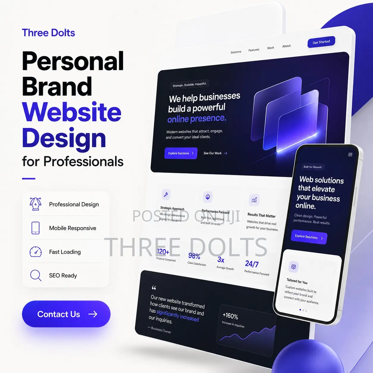 Personal Brand Website Design for Professionals