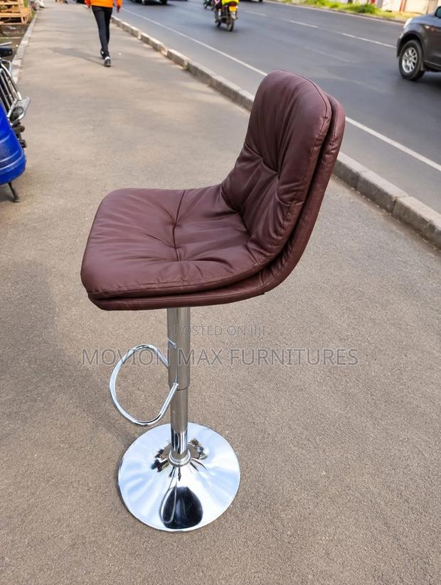 Brown Adjustable Counter Chairs