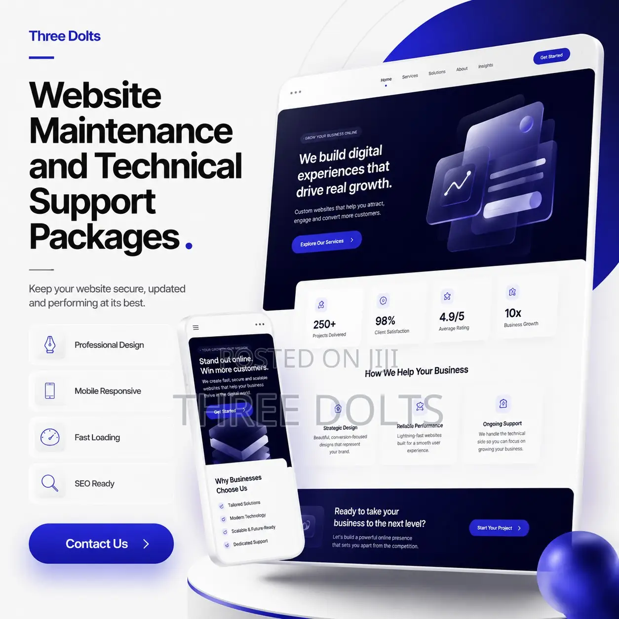 Website Maintenance and Technical Support Packages