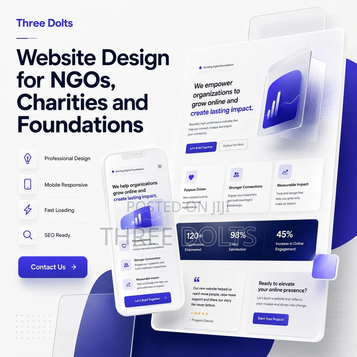 Website Design for NGOs, Charities and Foundations