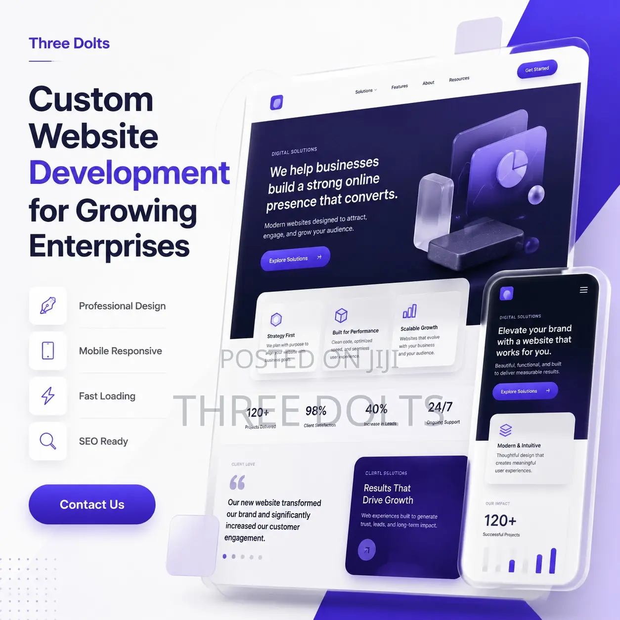 Custom Website Development for Growing Enterprises