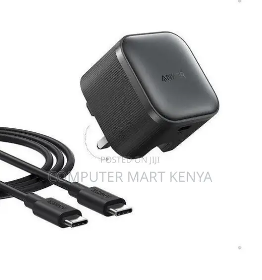 Anker Anker Nano Charger (45w) With USB-C Cable Black(wall Charger)