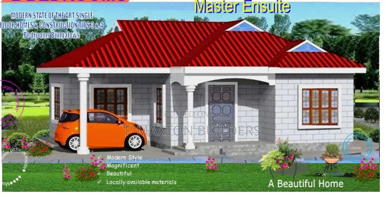 3 or 4 Bedrooms Modern House Designs