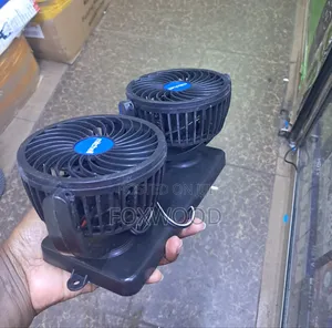 12v Dc Electric Dual-Head Car Cooling Fan.