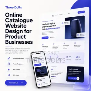 Online Catalogue Website Design for Product Businesses