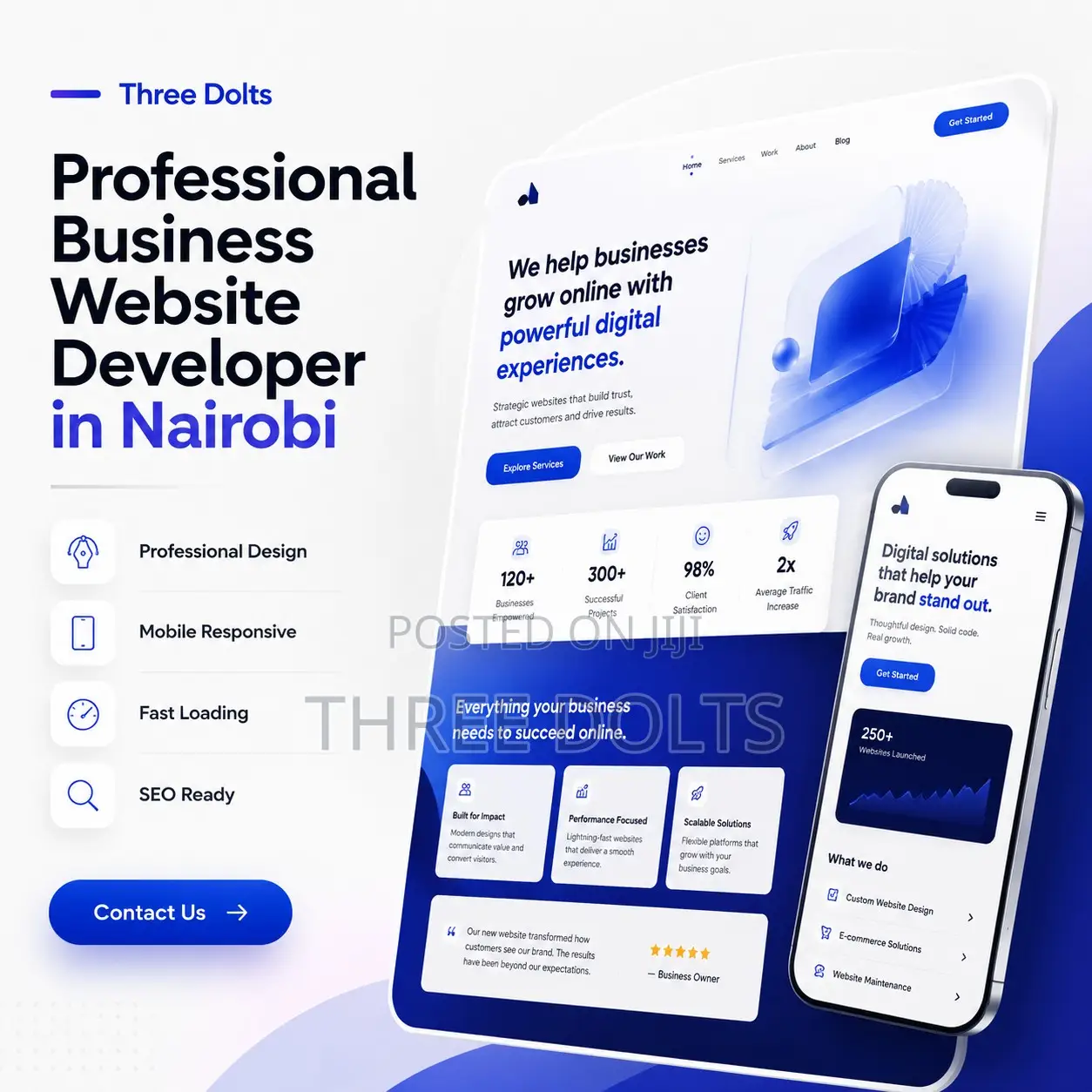 Professional Business Website Developer in Nairobi