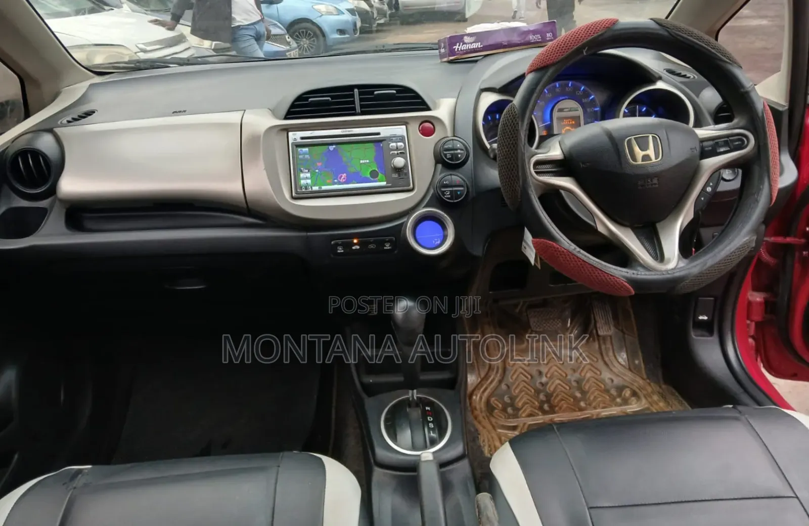 Honda Fit Automatic 2012 Red