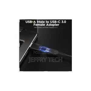 USB 3.0 to USB-C 3.0 Type C OTG Converter, Black