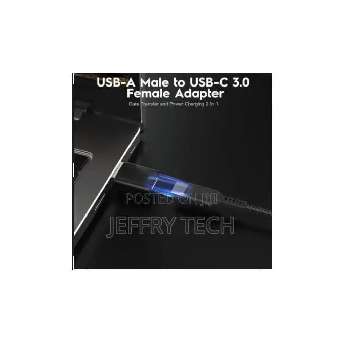 USB 3.0 to USB-C 3.0 Type C OTG Converter, Black