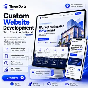 Custom Website Development With Client Login Portal