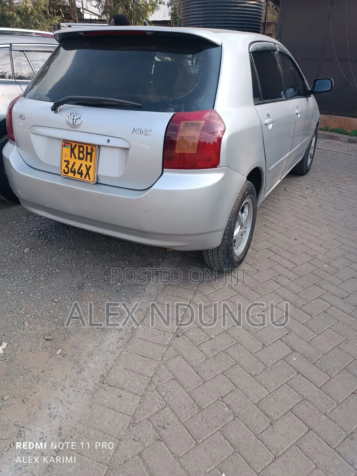 Toyota Allex 2004 Silver