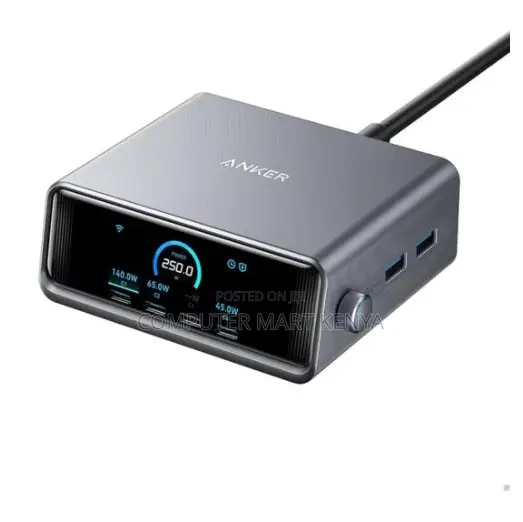 Anker Prime 250w Gan Desktop Charger (6 Ports) Silver* (Wall Charger)