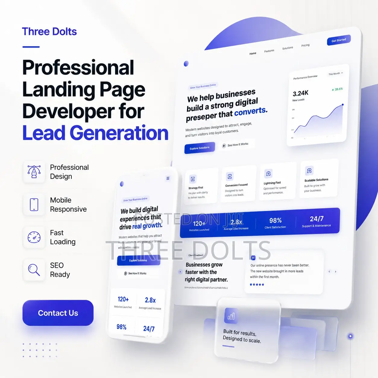Professional Landing Page Developer for Lead Generation