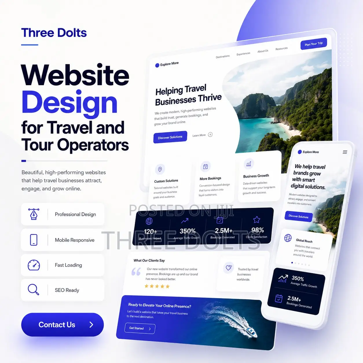Website Design for Travel and Tour Operators